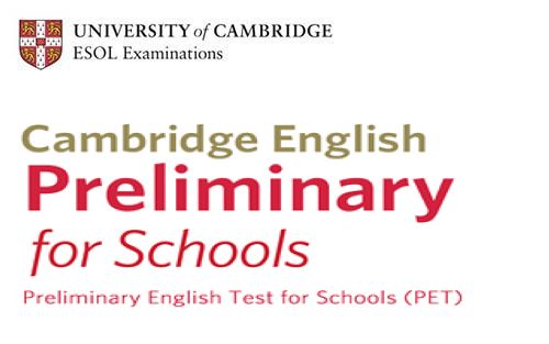 Cambridge English: Preliminary for school (PET)