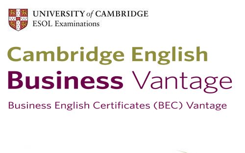 Cambridge English: Business Vantage